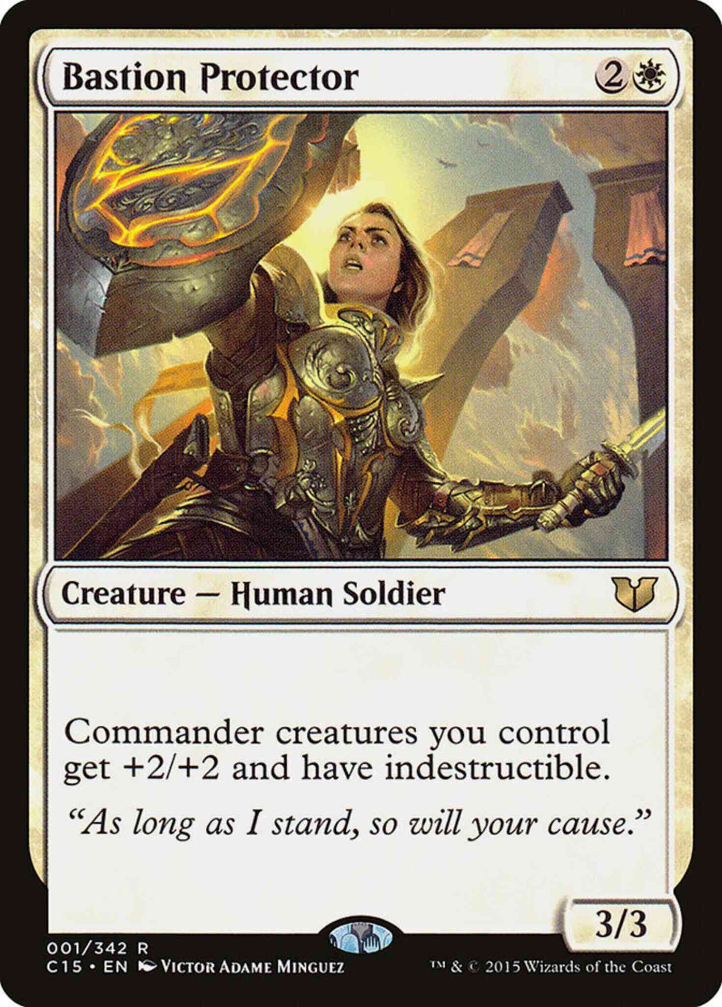 Magic The Gathering | Bastion Protector | Universes Beyond: Street Fighter #029/6 | Rare | NM | EN