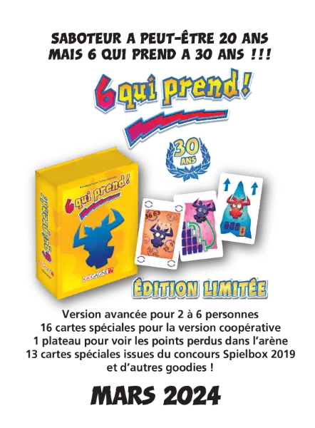 6 Qui Prend - 30 ans (fr)-AdventureBox | Jeux de Société