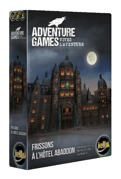 Adventure Games : Frissons à l'Hotel Abaddon (FR) - AdventureBox | Jeux de Société
