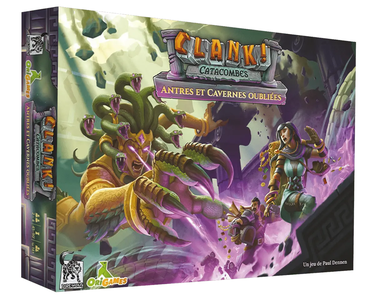 CLANK! - CATACOMBES - EXT. ANTRES ET CAVERNES OUBLIÉES - AdventureBox | Jeux de Société
