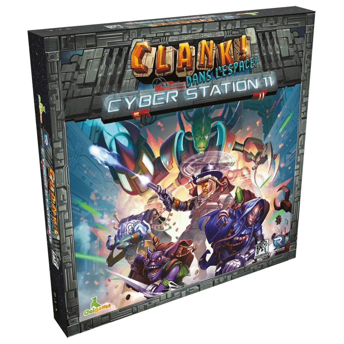 CLANK! Dans l’Espace - Cyber Station 11 - AdventureBox | Jeux de Société