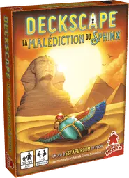 DECKSCAPE - La Malediction du Sphinx - FR - AdventureBox | Jeux de Société