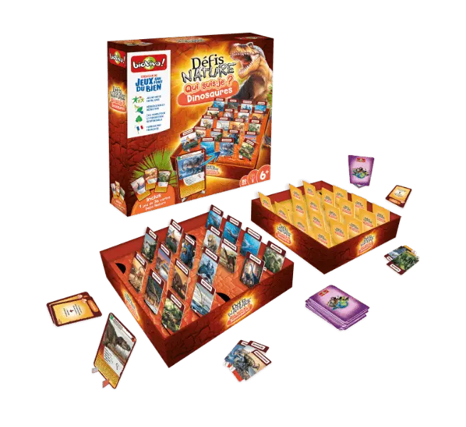 Défis Nature / Qui suis-je ? Dinosaures (FR) - AdventureBox | Jeux de Société