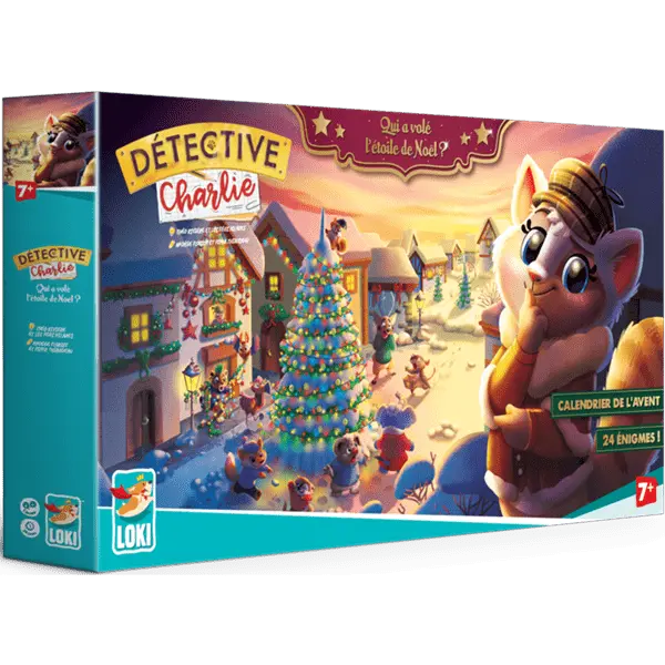 Détective Charlie : Calendrier de l'Avent (fr) - AdventureBox | Jeux de Société
