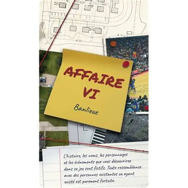 DETECTIVE - EXT. AFFAIRE 6 - BANLIEUE (FR)-AdventureBox | Jeux de Société