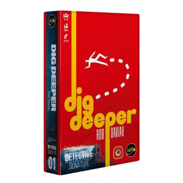 DETECTIVE - EXT. SIGNATURE : DIG DEEPER (FR) - AdventureBox | Jeux de Société