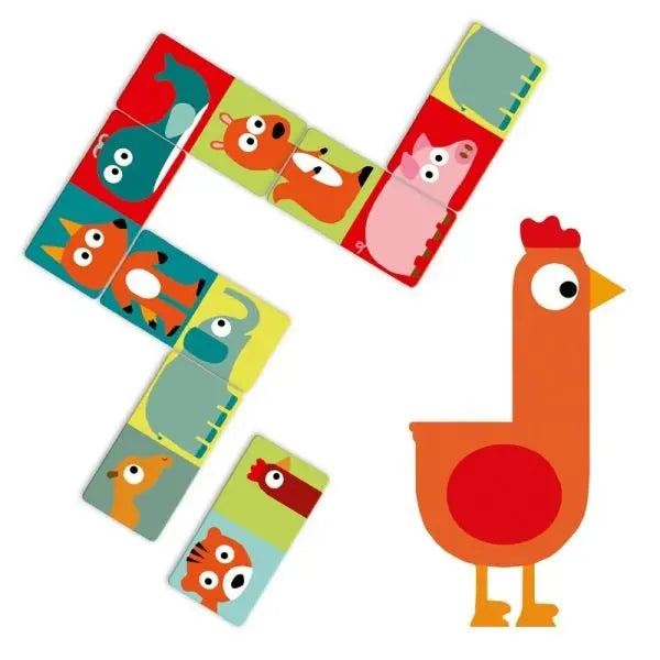 Domino Animo-puzzle - AdventureBox | Jeux de Société