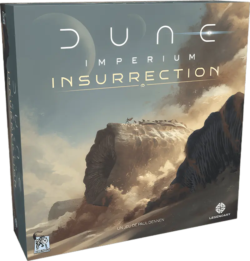 Boîte du jeu de société Dune Imperium - Insurrection - FR - 1-6 joueurs, 60 - 120 min, 13 ans+ | AdventureBox