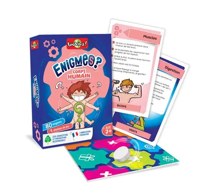 Enigmes / Corps humain - AdventureBox | Jeux de Société
