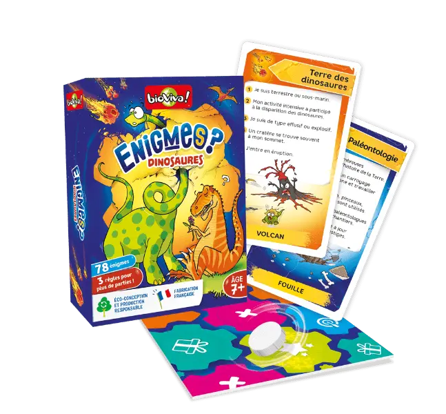 Enigmes / Dinosaures (fr) - AdventureBox | Jeux de Société