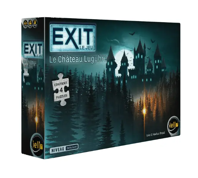 EXIT Puzzle - Le Chateau Lugubre (FR)-AdventureBox | Jeux de Société