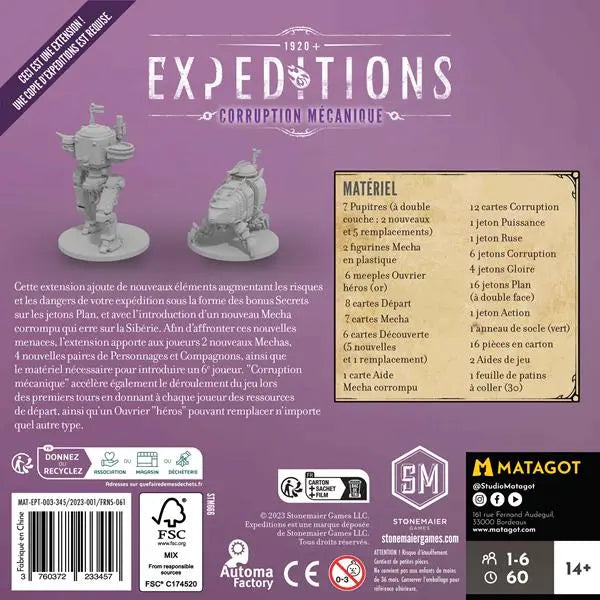Expeditions - Corruption Mécanique (fr) - AdventureBox | Jeux de Société