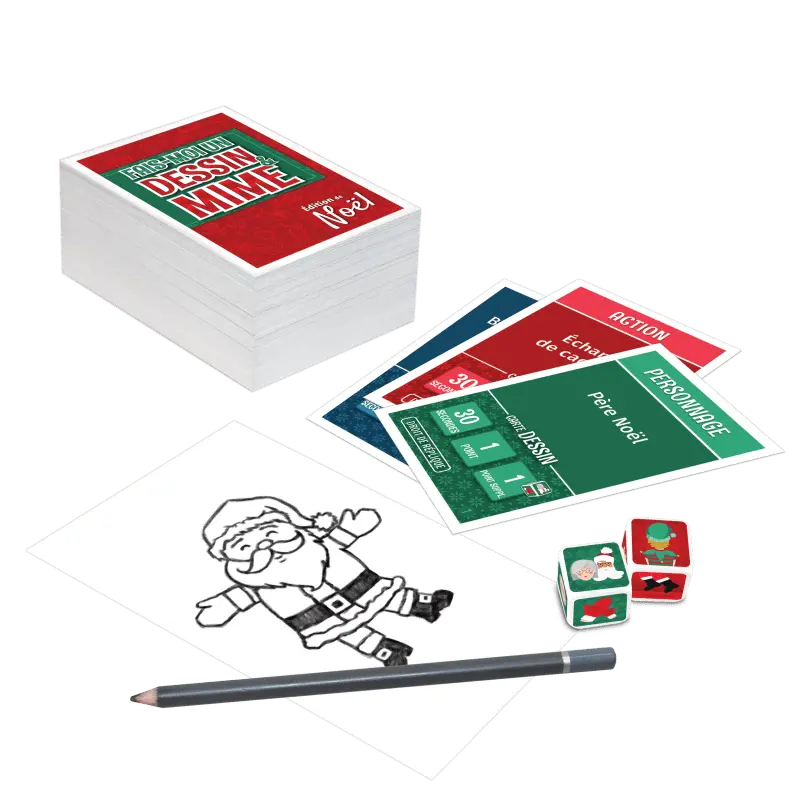 Fais-moi un dessin & Mime -Édition de Noël -FR - AdventureBox | Jeux de Société