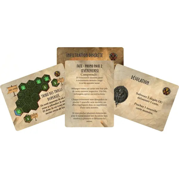 Fate - ext. Promo pack 2 : Évènements (fr) - AdventureBox | Jeux de Société
