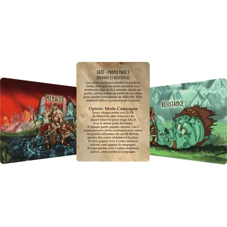 Boîte du jeu de société Fate - ext. Promo pack 3 : Menaces et Résistance - FR - 1 - 4 joueurs, 30 - 120 min, 14 ans+