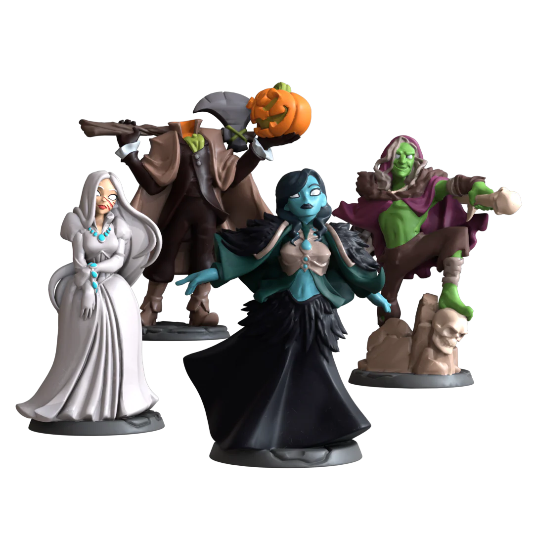 Dice Throne Outcasts Painted Sculpts - Figurines Peintes Premium - accessoire pour jeu de société | AdventureBox