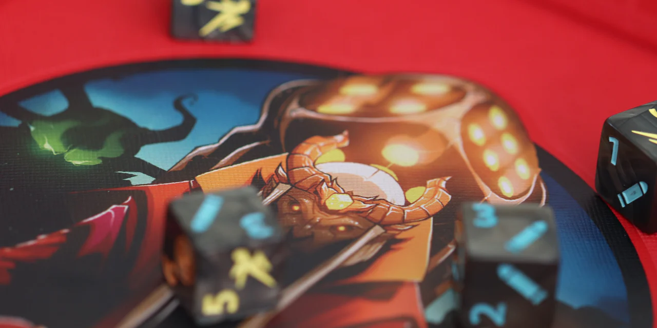 Dice Throne Dice Tray Rouge - Mad King - Plateau à Dés Premium - vue 2
