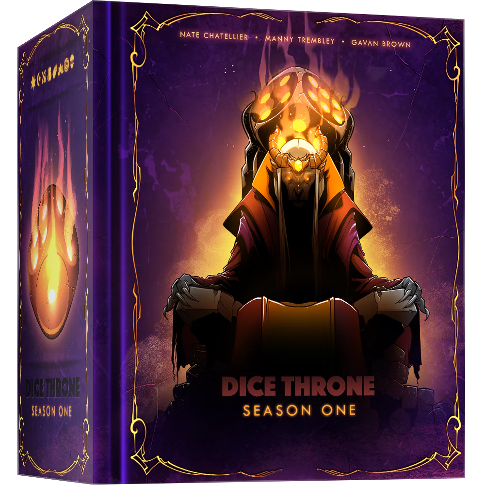 Boîte du jeu de société Dice Throne Season One Battle Chest - 6 Héros ReRolled - Jeu Complet - Version Anglaise - 1-4 joueurs