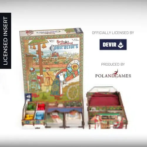 Insert Red Cathedral: Contractors UV PRINT - AdventureBox | Jeux de Société