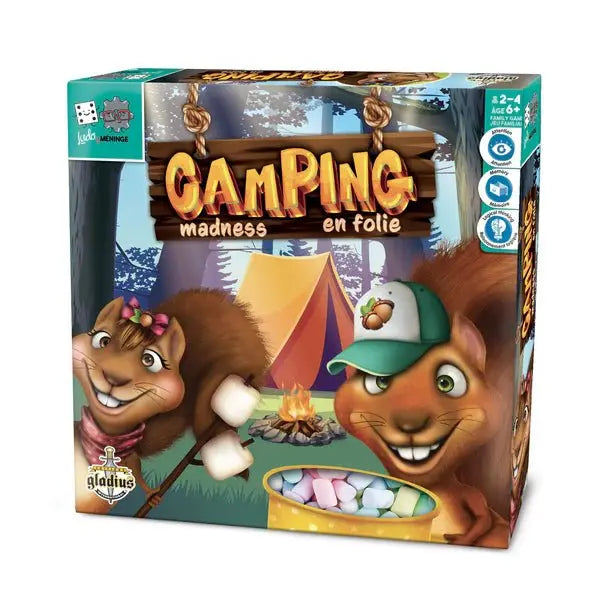 Ludo & Méninge – Camping en folie-AdventureBox | Jeux de Société