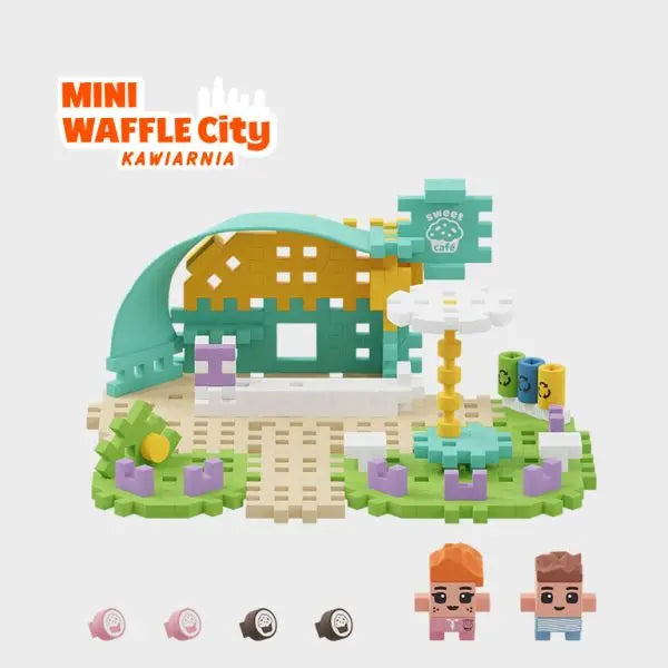 Mini Waffle - Cafe 80 pcs (FR-EN) - AdventureBox | Jeux de Société