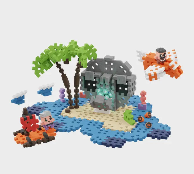 Mini Waffle - Île au Trésor 148 pcs (FR-EN) - AdventureBox | Jeux de Société