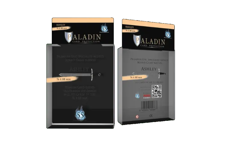 Paladin Sleeve - Ashley - 76x88 - AdventureBox | Jeux de Société