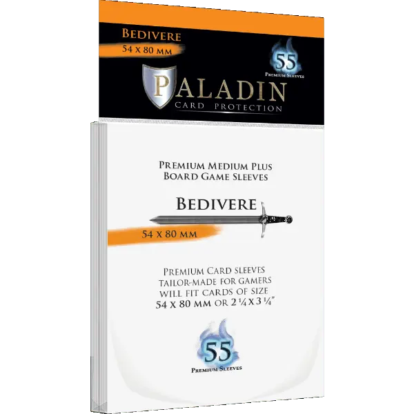 Paladin Sleeve - Bedivere - 54x80 - AdventureBox | Jeux de Société