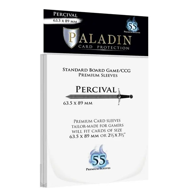 Paladin Sleeve - Percival - 63.5x89 - AdventureBox | Jeux de Société