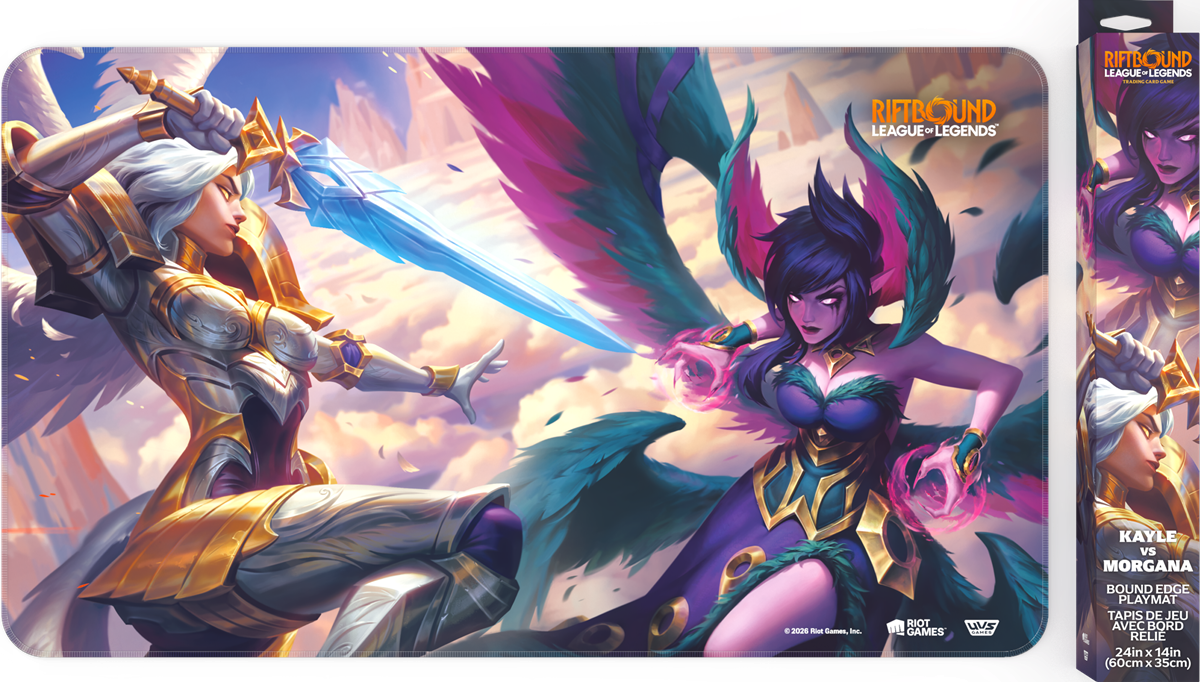 Playmat Riftbound Vendetta · Kayle vs. Morgana · EN