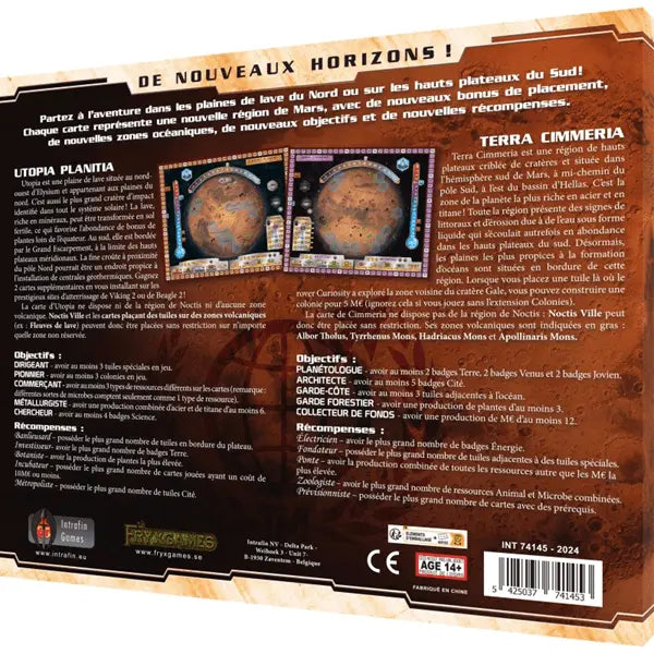 Terraforming Mars - ext. Utopia et Cimmeria mappack (fr) - AdventureBox | Jeux de Société