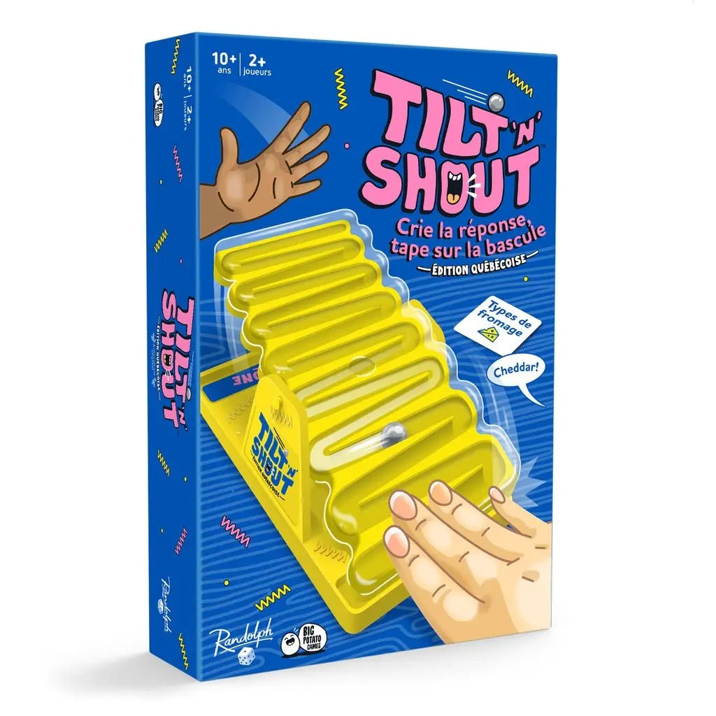 Tilt 'n' Shout - Édition Québécoise - FR-AdventureBox | Jeux de Société