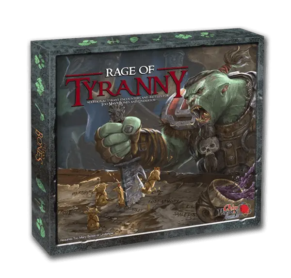 Too Many Bones: Rage of Tyranny exp. (EN) - AdventureBox | Jeux de Société