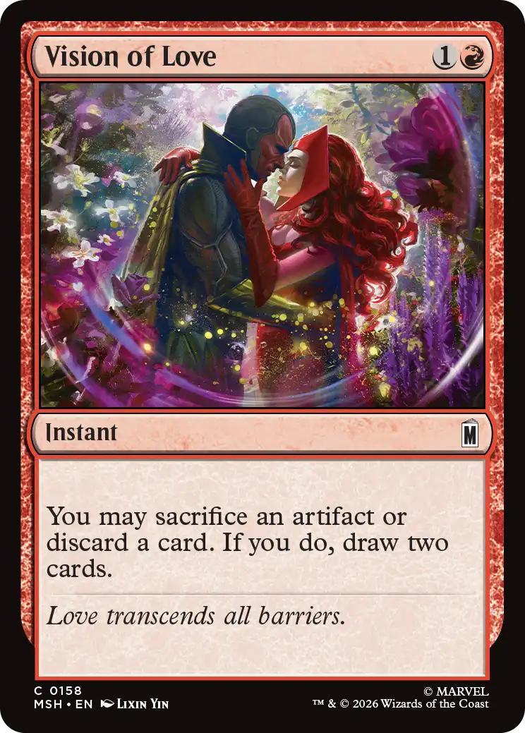 Magic The Gathering | Vision of Love | Unknown Set Name #0158 | Common | NM · FOIL | EN