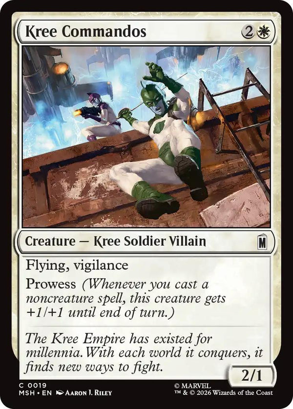 Magic The Gathering | Kree Commandos | MSH #0019 | Uncommon | NM | EN