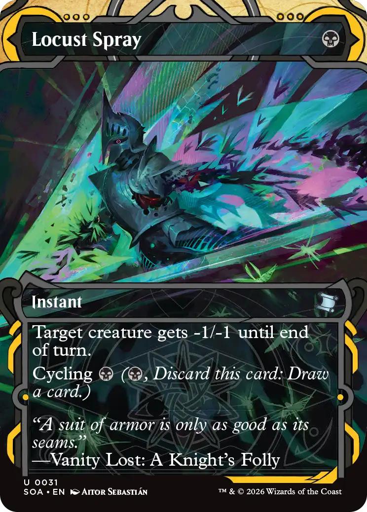 Magic The Gathering | Locust Spray | March of the Machine #31 | Uncommon | NM · FOIL | EN