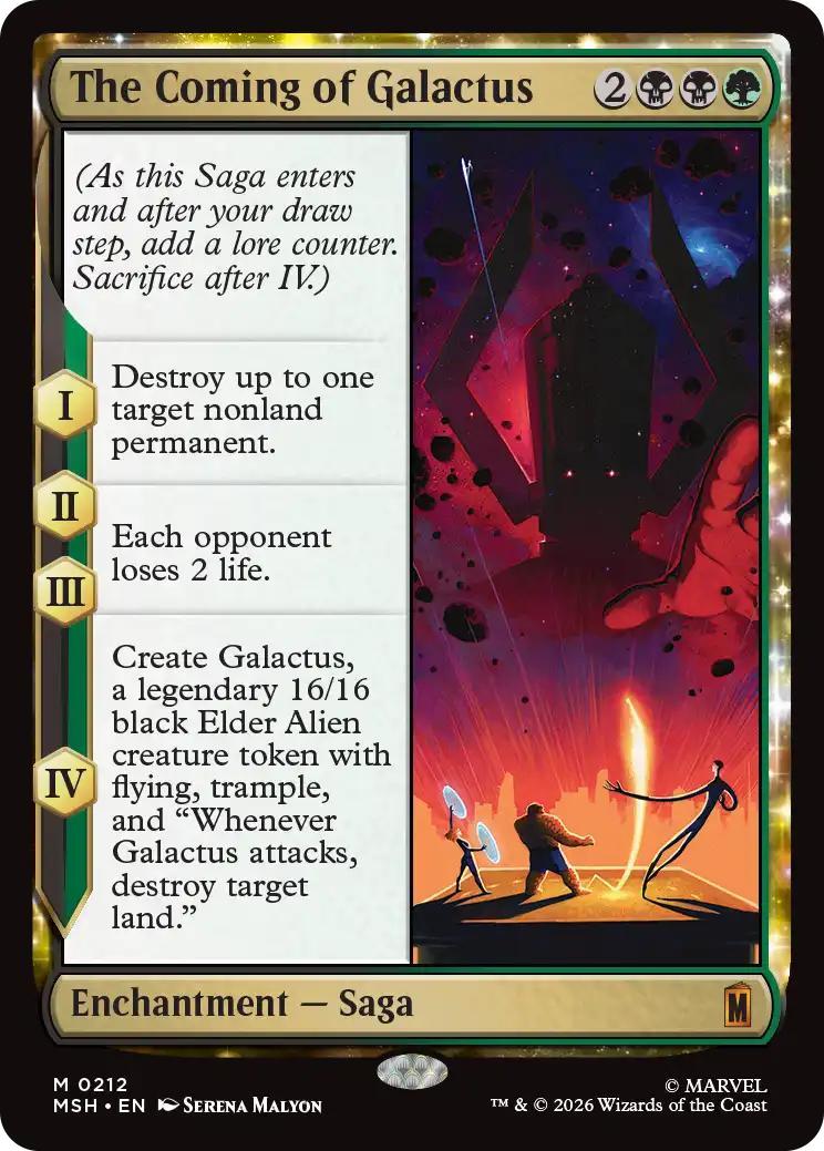 Magic The Gathering | The Coming of Galactus | MSH #0212 | Mythic | NM | EN