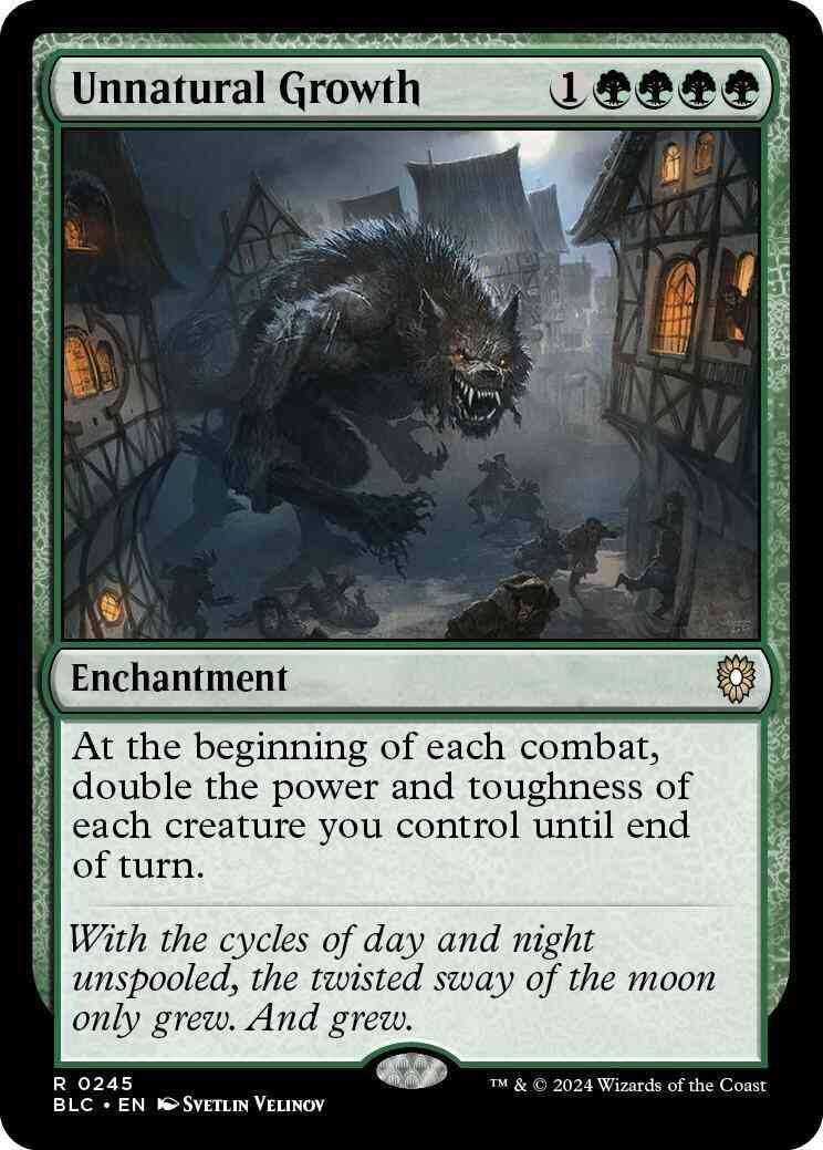 Magic The Gathering | Unnatural Growth | Marvel Collab #M084 | Mythic | NM · FOIL | EN