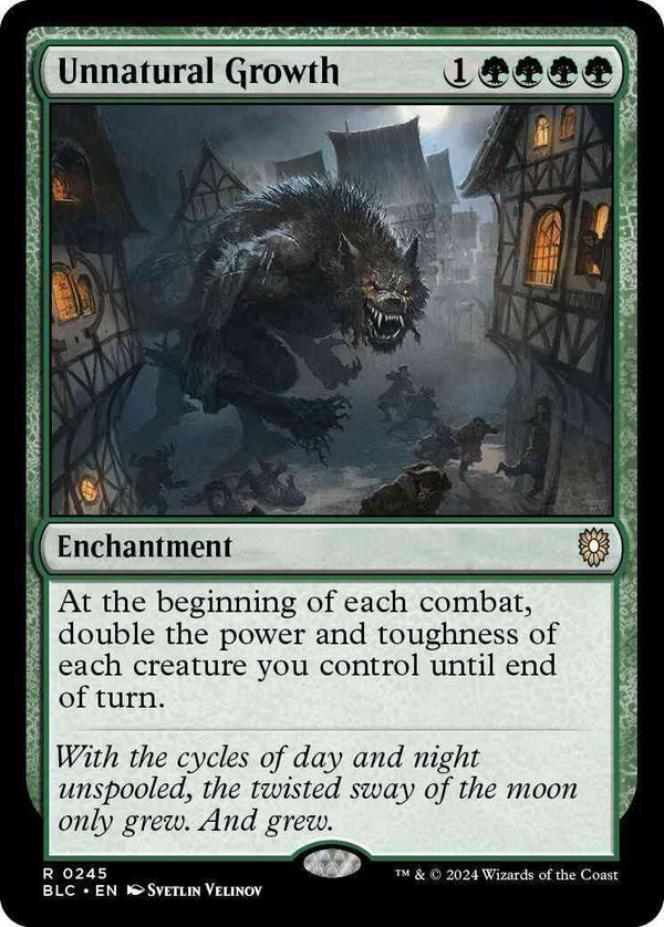 Magic The Gathering | Unnatural Growth | Marvel Collab #M084 | Mythic | NM · FOIL | EN