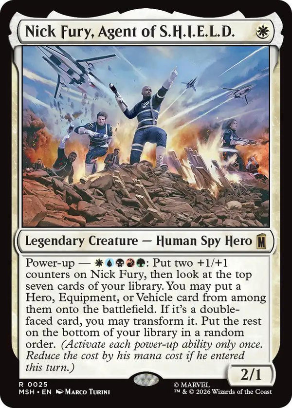 Magic The Gathering | Nick Fury, Agent of S.H.I.E.L.D. | Universes Beyond: Secret Lair #025 | Mythic | NM | EN