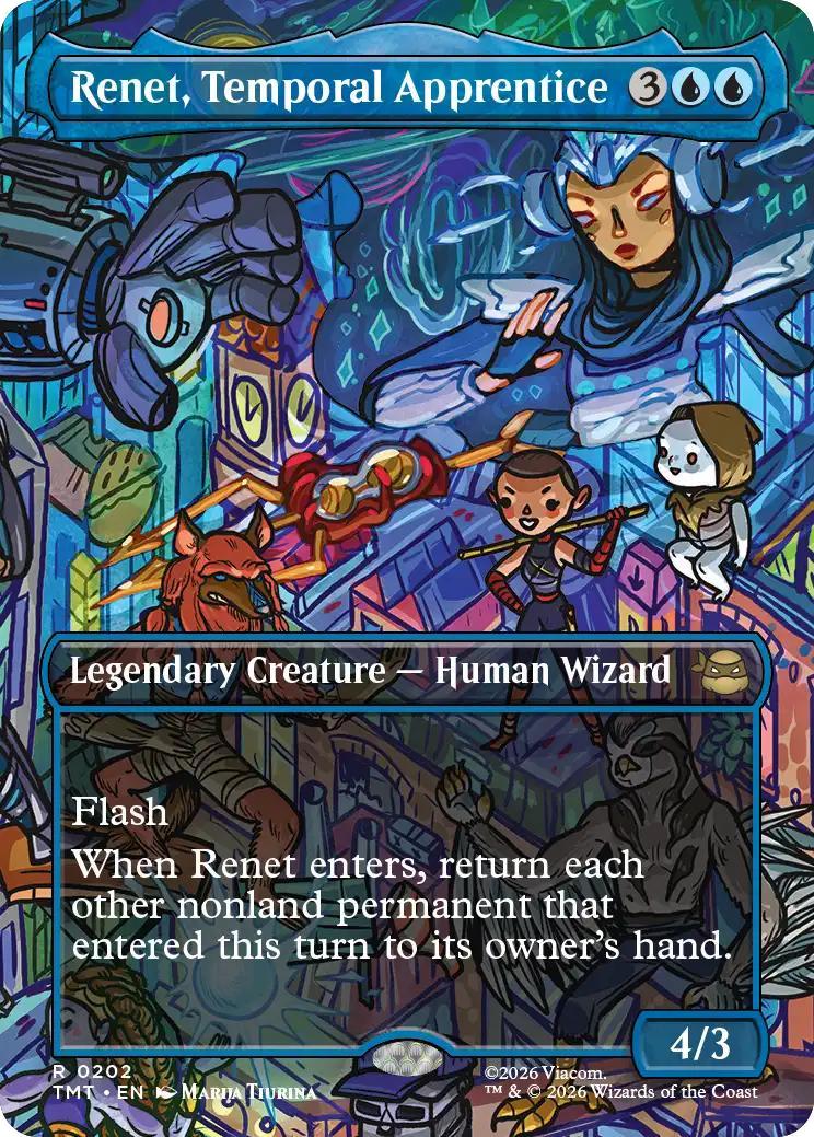 Magic The Gathering | Renet, Temporal Apprentice | Time Mastery Test #R 0050 | Rare | NM | EN