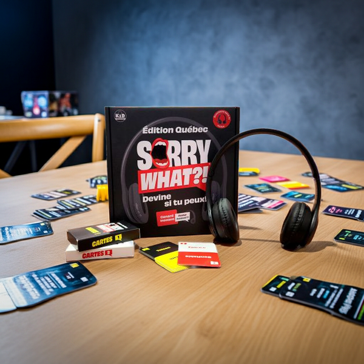 Jeu Sorry What?! - Édition Québec