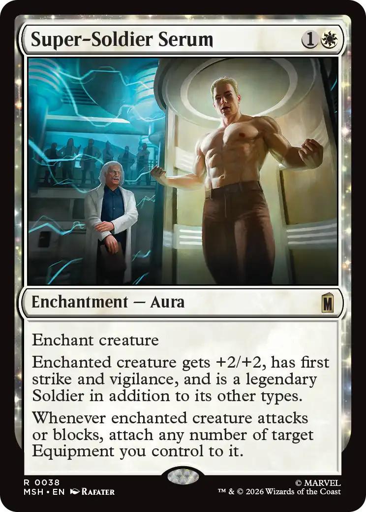 Magic The Gathering | Super-Soldier Serum | Unknown Set #R 0038 | Rare | NM | EN