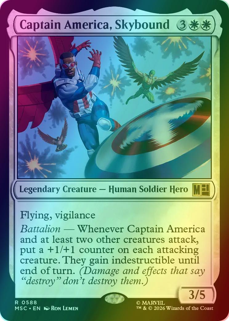 Unknown | Captain America, Skybound | unknown #R 0588 | Legendary | NM · FOIL | EN