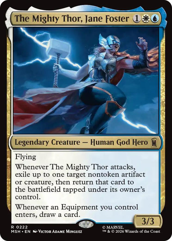 Magic The Gathering | The Mighty Thor, Jane Foster | Universes Beyond: Marvel #042/020 | Mythic | NM · FOIL | EN