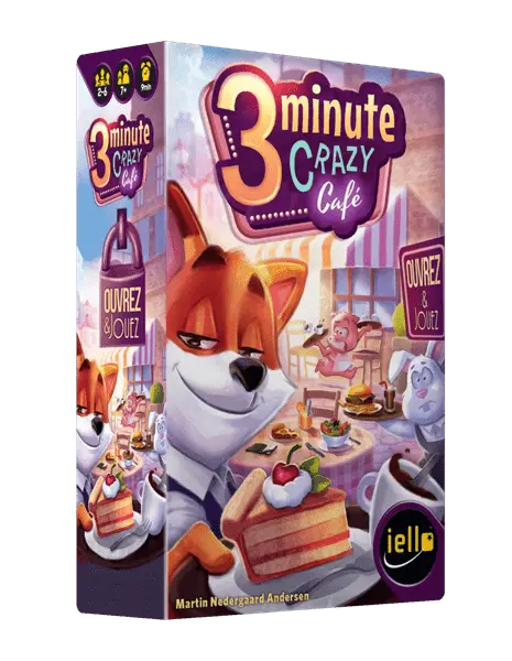 3 Minutes Crazy Café (fr) - AdventureBox | Jeux de Société
