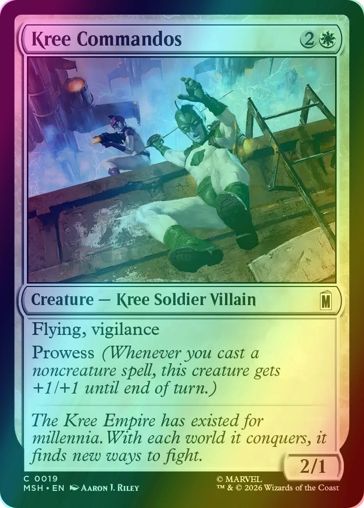 Magic The Gathering | Kree Commandos | unknown #0019 | Uncommon | NM · FOIL | EN