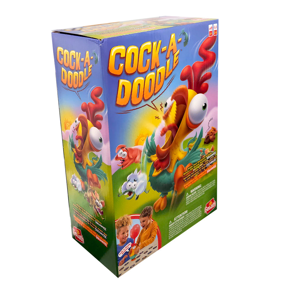 Boîte du jeu Cock-A-Doodle, édition bilingue - 2-4 joueurs, 5-15 min, 4 ans+ | AdventureBox