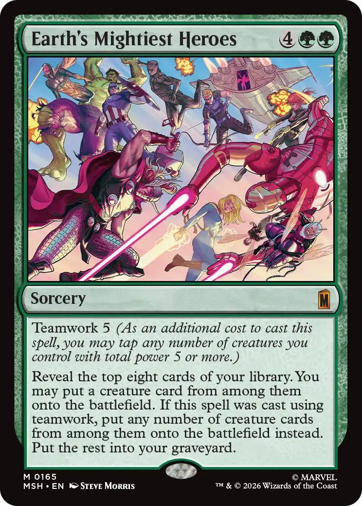 Magic The Gathering | Earth's Mightiest Heroes | Marvel #0413 | Mythic | NM | EN