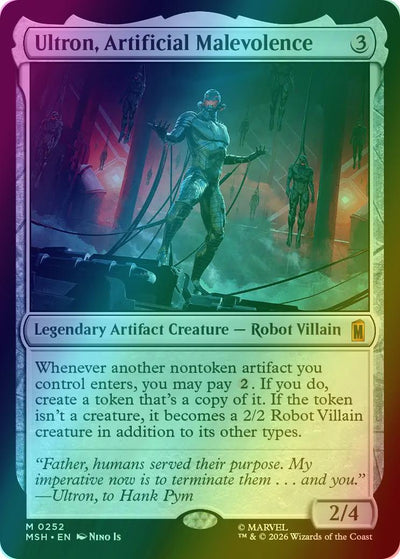 Magic The Gathering | Ultron, Artificial Malevolence | Marvel Secret Lair #025/48 | Legendary | NM · FOIL | EN